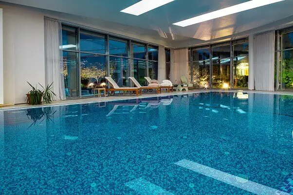 indoor pool private villa 