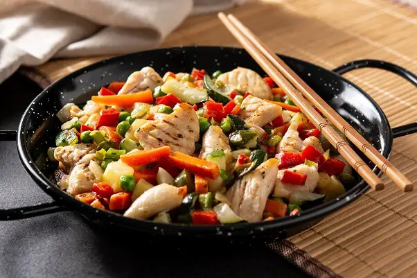 Chicken stir fry vegetables
