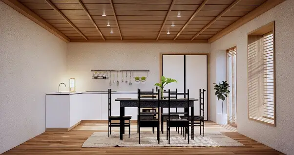 kitchen room modern style rendering