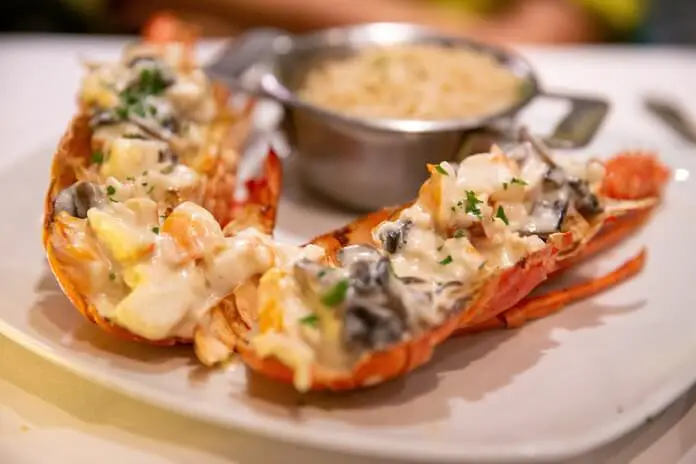 Seafood Stuffed Lobster